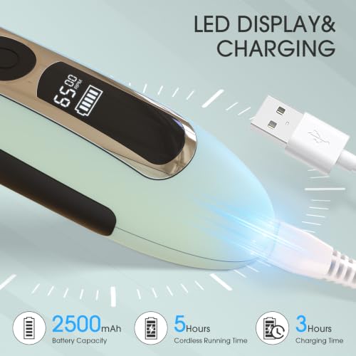 SEEBLU Cordless Hair Clipper Kit for Men & Kids