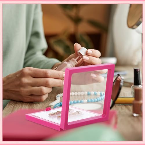 Meekoo Rose Red 30 Pcs Press-On Nail Packaging Box with Tapes & Display Cards