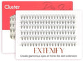 10mm C Curl Cluster Lashes 120pcs - DIY Eyelash Extensions