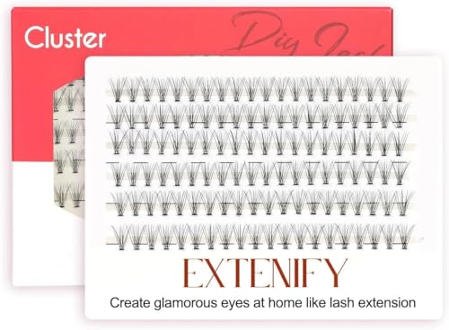10mm C Curl Cluster Lashes 120pcs - DIY Eyelash Extensions