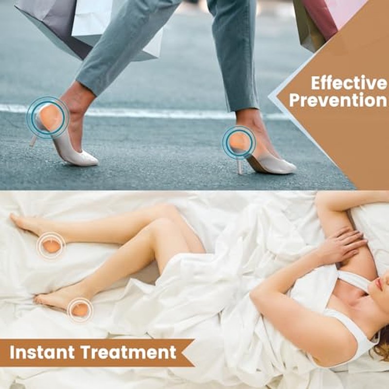 TEAWOO Cracked Heel Treatment Patches - 30 Pack Repair Bandages