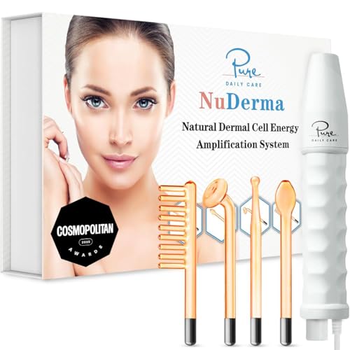 Pure Daily Care NuDerma Handheld Skin Therapy Wand – Anti-Aging
