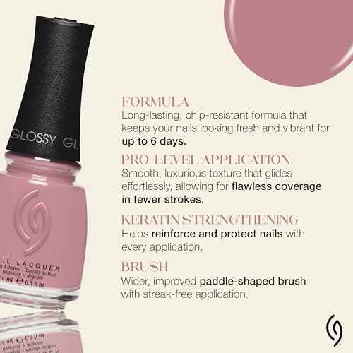 China Glaze CG Nail Lacquer Kill the Lights ? Nude Pink Nail Polish, Quick Dry, Chip Resistant, Glossy Finish for Salon & DIY Manicure, 0.5 fl oz