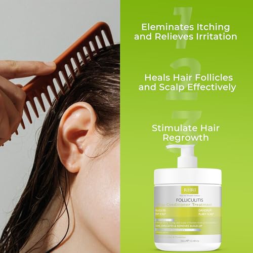 Folliculitis Deep Conditioner for Scalp Treatment - After Shampoo, Dandruff & Psoriasis Relief