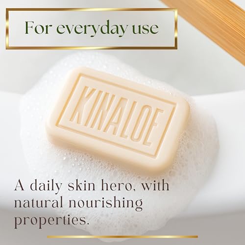 Aloe Vera Soap Bar ? Natural Moisturizing Cleanser for Face and Body, Soothes Irritated Skin, Helps Relieve Sunburn, Hydrates and Softens (1 Pack)
