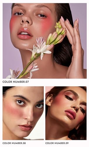 Cream Blush Palette 9 Colors - Buildable, Waterproof, Long-Lasting
