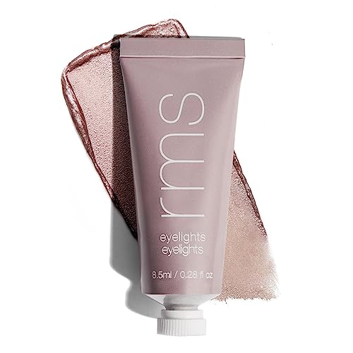 RMS Beauty Eyelights Cream Eyeshadow in Blaze & Halo - Metallic Eyeshadow Eyelid Color, Shimmer Eyeshadow, Glitter Cream Liquid Eyeshadow