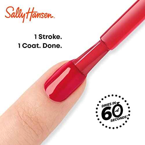 Sally Hansen Insta-Dri Nail Polish | Quick Dry, Long Lasting, Streak-Free Shine | Opaque, Shiny | 484 Mind Blending | Dark Purple Nail Color