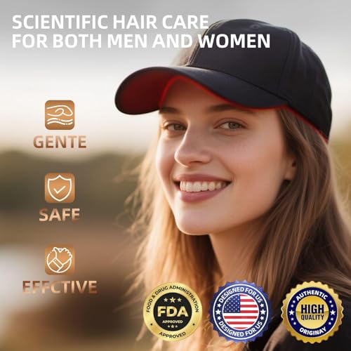 Red Light Therapy Laser Cap for Hair Growth & Loss