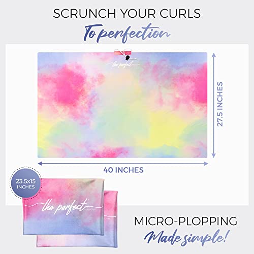 Microfiber Hair Plopping Towel Set – 3-Piece Anti-Frizz