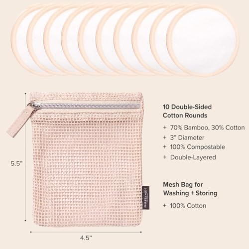 Paula's Choice 2% BHA Liquid Exfoliant with Reusable Bamboo Cotton Pads