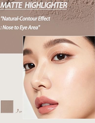Cool Toned Contour Palette with Mirror & Brush