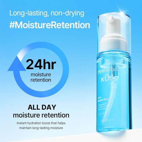 mixsoon Hyalraebae Pore Bubble Serum - Polyglutamic Acid Serum, Pore Care & Lightweight Face Moisturizer for Makeup Prep, Hydrating Serum 70ml / 2.36 fl.oz. Korean Glass Skin Care