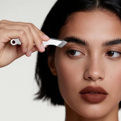 18mm Wide Tweezers for Men - Slant Tip Facial Hair Removal for Precision Beard & Chin Hair - Professional Grade with Case