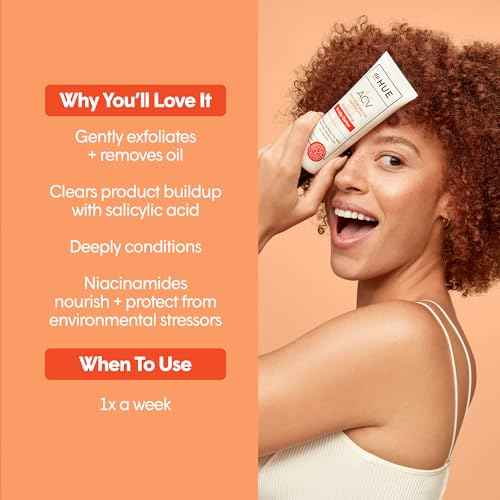 dpHUE ACV Exfoliating Scalp Detox - 4 oz - Helps Reduce Shedding & Promote Healthy Hair Growth - With Salicylic Acid & Niacinamide - No Added Fragrance - Vegan & Color Safe