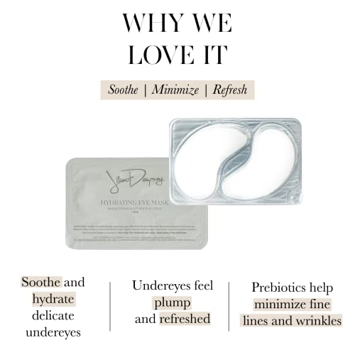 Jillian Dempsey Eye Masks: 100% Natural Under Eye Mask to Hydrate, Sooth, Plump, and Minimize Fine Lines and Wrinkles I Pack of 10