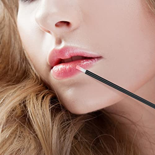 100Pcs Disposable Lip Brushes - Nylon Lipstick Applicators