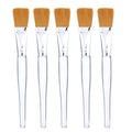 Facial Mask Brush Set 5-Pack with Soft Synthetic Bristles