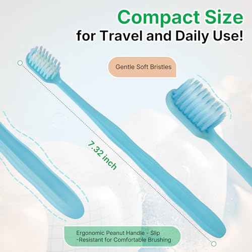 30 Pack Premium Disposable Toothbrushes Bulk ? Individually Wrapped Soft Bristle Toothbrushes for Travel, Hotel Guest, Donation, Kids, Adults ? Single Use, Family & Emergency Hygiene