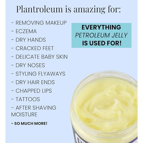 Beesaluxe Plantroleum | Next-Gen Plant-Powered Jelly | No Petroleum Needed | All-Purpose Moisturizer & Skin Protectant (2 Ounce)