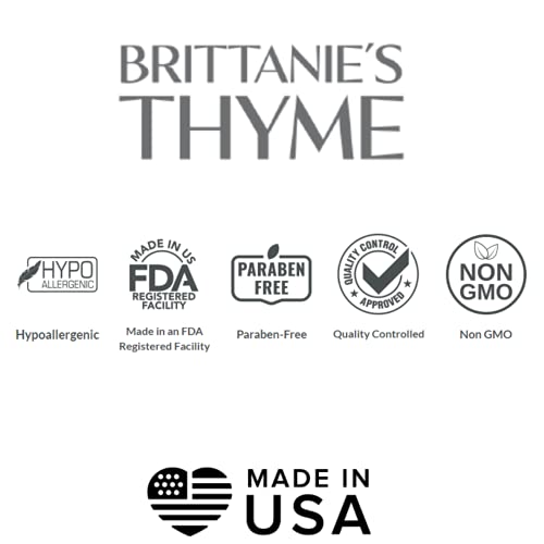 Brittanie's Thyme Natural Castile Olive Oil Hand Soap - 12 oz, Pack of 3 (Bergamot & Lime) - Castile Soap Made Olive Oil, Natural Luxurious Essential Oils & Vitamin E. Vegan & Gluten Free