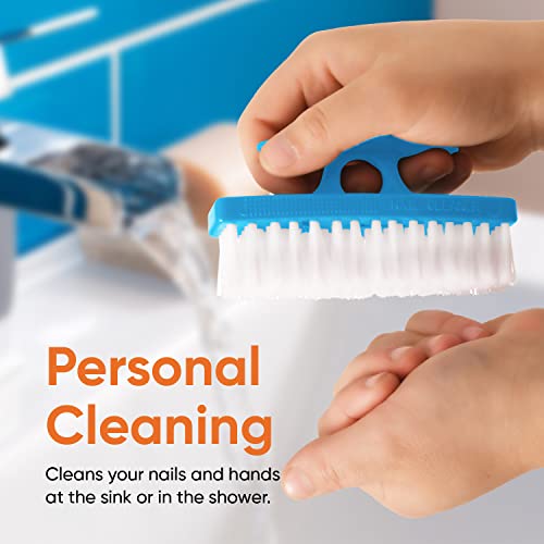 Durable Nail Brush Cleaner with Handle - Multi-Purpose Scrubber for Toes and Fingernails