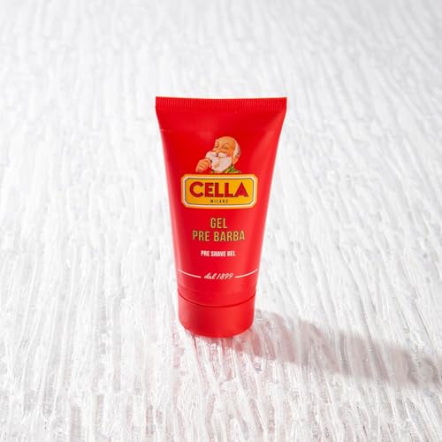 Cella Milano Conditioning Pre?Shave Gel ? Italian Skin?Protecting Wet Shave Primer with Provitamin?B & Panthenol, 2.6?oz, Glides Razor for Smooth, Irritation?Free Shaving
