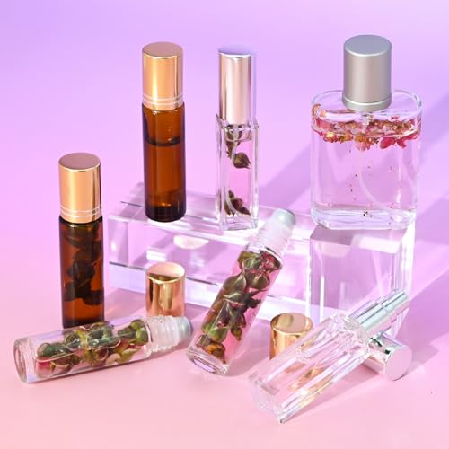 DIY Perfume Making Kit with 8 Essential Oils & Roller Bottles