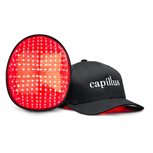 CapillusPlus Mobile Laser Therapy Cap for Hair Regrowth - NEW 6 Minute Flexible-Fitting Model - FDA-Cleared for Medical Treatment of Androgenetic Alopecia - Excellent Coverage