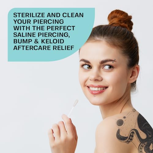 Piercing Aftercare Gel Swabs for Keloid Bump Treatment - 36 Pack