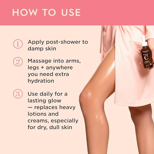 One Love Organics Botanical C Body Oil ? Vitamin C Body Oil with Shea & Papaya Enzymes, Certified Organic & Cruelty Free 4 oz