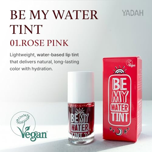 YADAH Be My Water Tint Rose Pink Lip & Cheek Stain