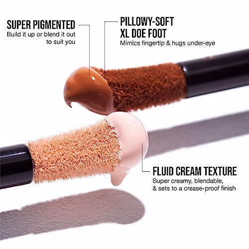 HUDA BEAUTY #FauxFilter Luminous Matte Buildable Coverage Crease Proof Concealer Nougat 2.5 Golden