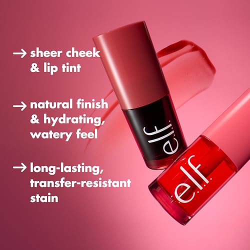 e.l.f. Sheer For It Blush Tint – Multi-Use Lip & Cheek (Pack of 2)