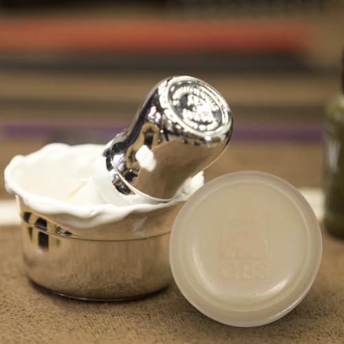 GENTS Men¡¯s Sandalwood Shaving Soap - Natural Bar with Shea Butter & Glycerin for Rich Lather, 3oz