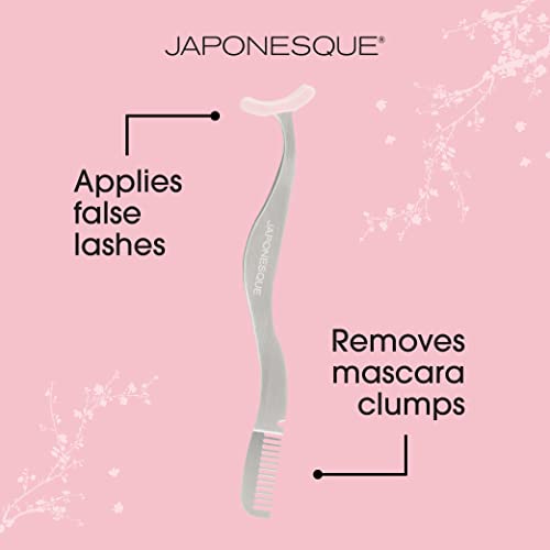 JAPONESQUE False Lash Applicator Tweezers with Built-in Comb