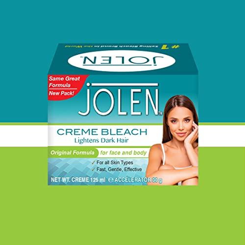 Hair Lightening Cream for Face & Body - 125ml Bleach for Dark Hair