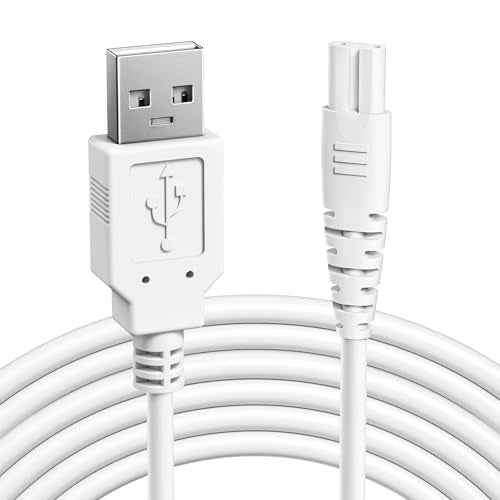 COSLUS Original Water Flosser Charger: Replacement Charger, Aquasonic, Nicwell, Oralfree, Nicefeel, Hangsun, Tovendor, Zerhunt Figure-8 Charging Water Flosser, Dental Pick Charger Cord