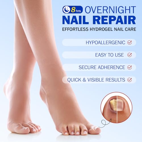 Nail Patches 24 PCS Overnight Toenail Treatment Extra Strength