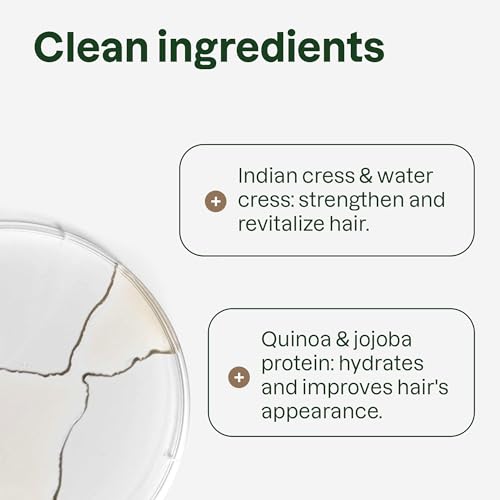 OUAI Hair Thickening Spray - Thickening & Volumizing Spray for Instantly Thicker, Fuller-Looking Hair - Protects, Strengthens & Repairs with Amaranth Peptide & Amino Acids (6 Fl Oz)