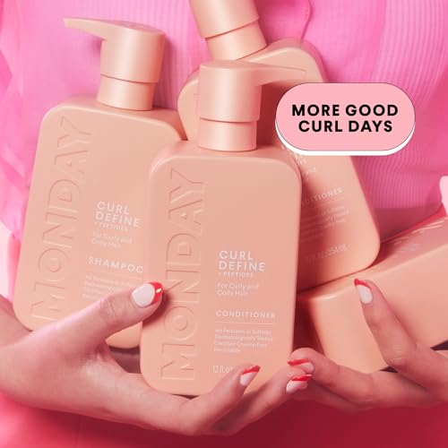 MONDAY HAIRCARE Curl Define Shampoo & Conditioner Set 12oz Pack of 2