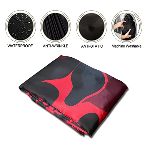 Professional Barber Cape with Snaps 63" × 56" Waterproof