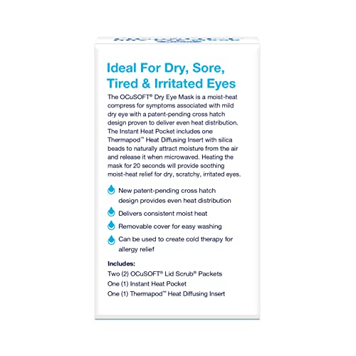OCuSOFT Dry Eye Mask with Heat Insert | Hot & Cold Therapy