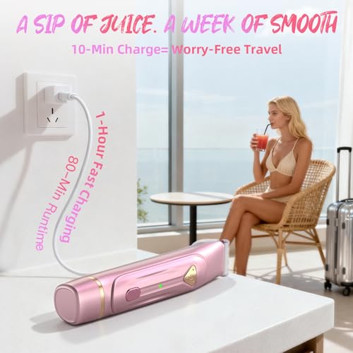 2-in-1 Bikini Trimmer for Women, IPX6 Waterproof Electric Shaver