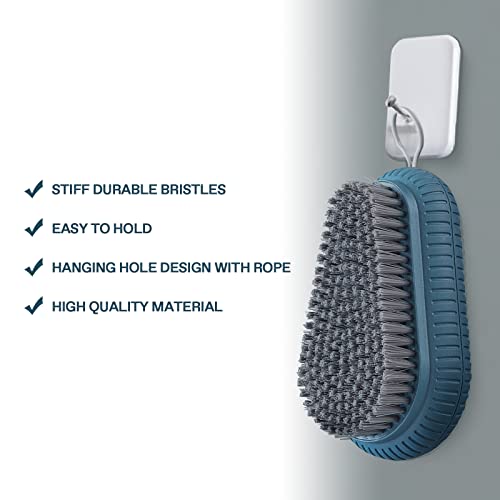 Heavy Duty Nail Brush with Stiff Bristles for Tough Stains