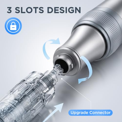 Microneedling Pen Kit 0.25mm for Home Skin Care - Derma Roller for Men & Women