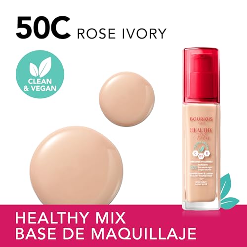 Bourjois Healthy Mix Clean & Vegan Foundation - 50C Rose Ivory