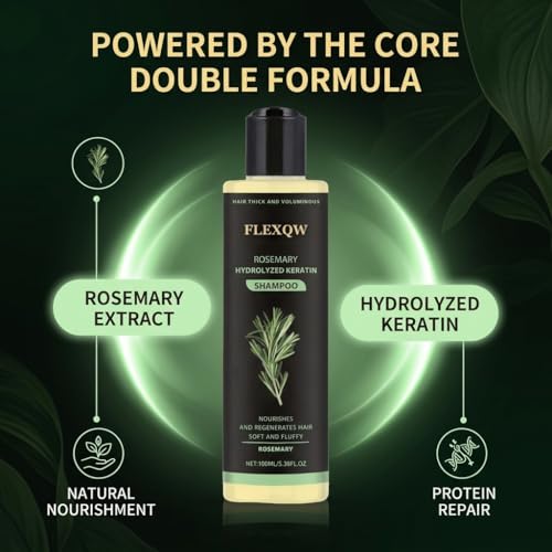 Organic Rosemary Hair Growth Shampoo with Keratin Treatment