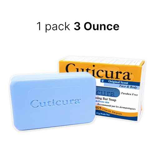 Cuticura Official Deep Cleansing Face and Body Soap - 3 oz (Pack of 1)