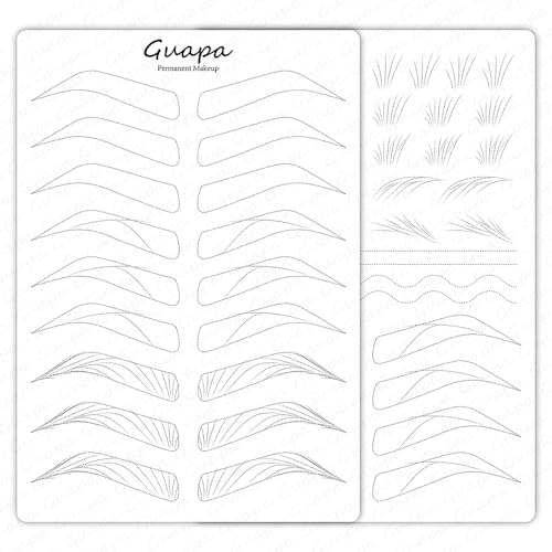 Rasmet 3PCS Double-Sided Microblading Practice Pad
